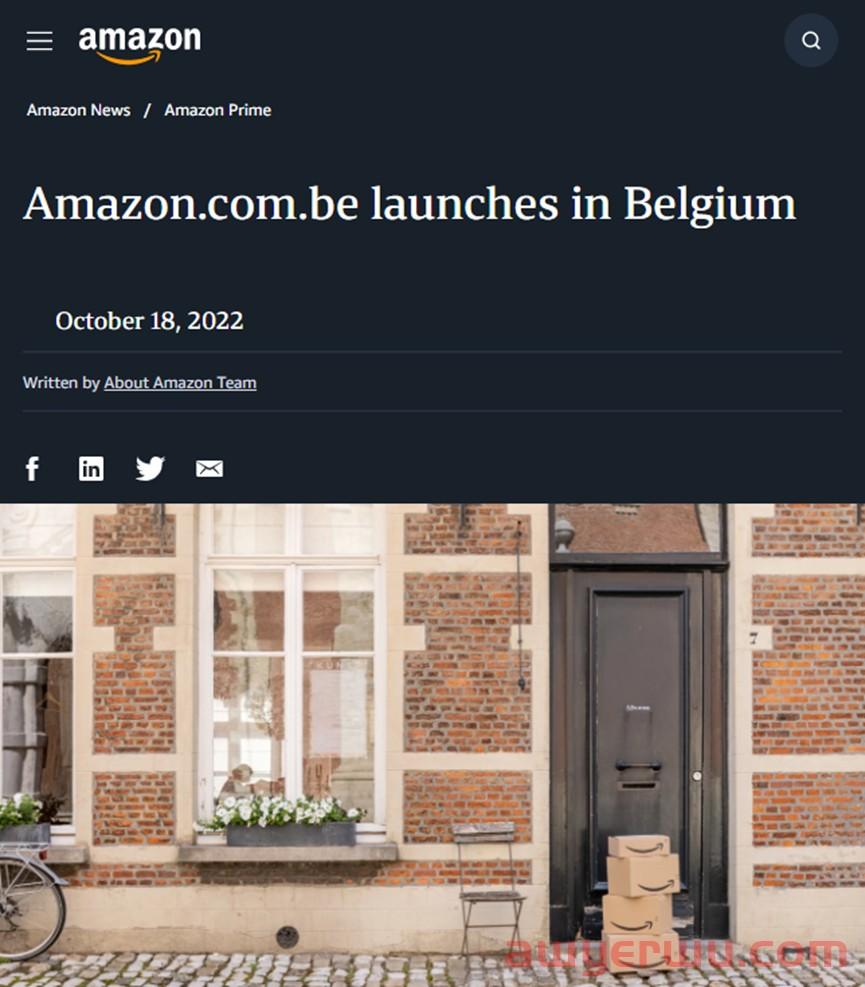 推出比利时站点，亚马逊接连进入欧洲小国 第1张