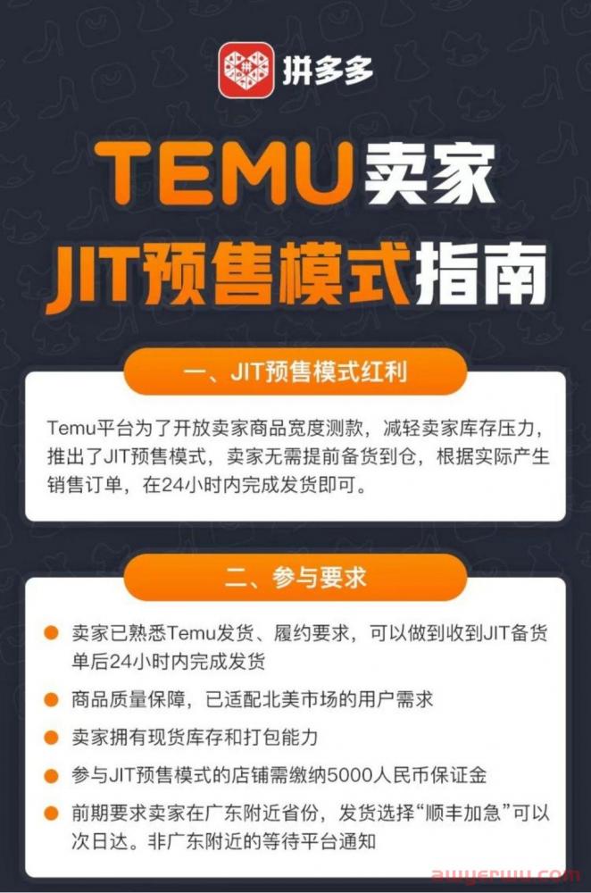 Temu推出的“不备货”的JIT预售模式，迟发货将被罚款5倍 第2张