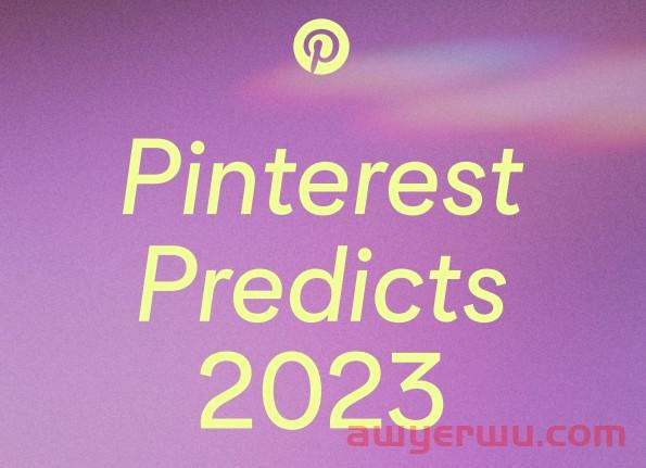 2023跨境电商搜索热词有哪些？Pinterest预测趋势告诉你 第1张