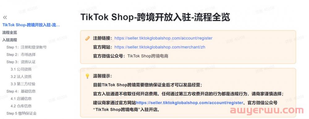最全TikTok Shop小店开通详解（附小店注册运营指南） 第8张