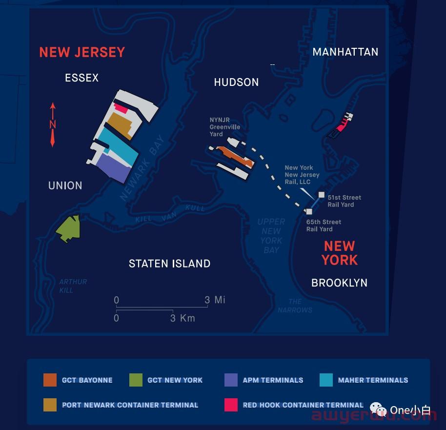 美国纽约-新泽西港口及集装箱码头介绍 第3张