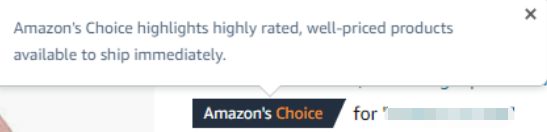 影响Amazon's Choice的因素有哪些 第1张